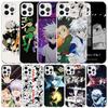 Чехол для телефона с аниме HunterX для iPhone 16 17 Air 16E 15 14 Plus 13 Mini 12 11 Pro Max 7 8 + SE 2020 Мягкая задняя крышка из ТПУ 16 17 Air 1