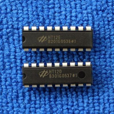 1 пара HT-12D HT12D/HT-12E HT12E ORIGINAL IC Дистанционный декодер-кодер HT12D + HT12E DIP-18 2 шт.