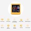 Супер крутая мини-Wi-Fi настольная погодная цифровая часовая станция с IPS LCD экраном гаджет для украшения