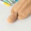 Large Capacity Bear Plush Pencil Case Cute Design Stationery Storage Bag Bear Plush Pen Bag  Office