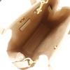 GUCCI Super mini bag Handbag 790133 2WAYShoulder Jumbo GG beige leather Women Used