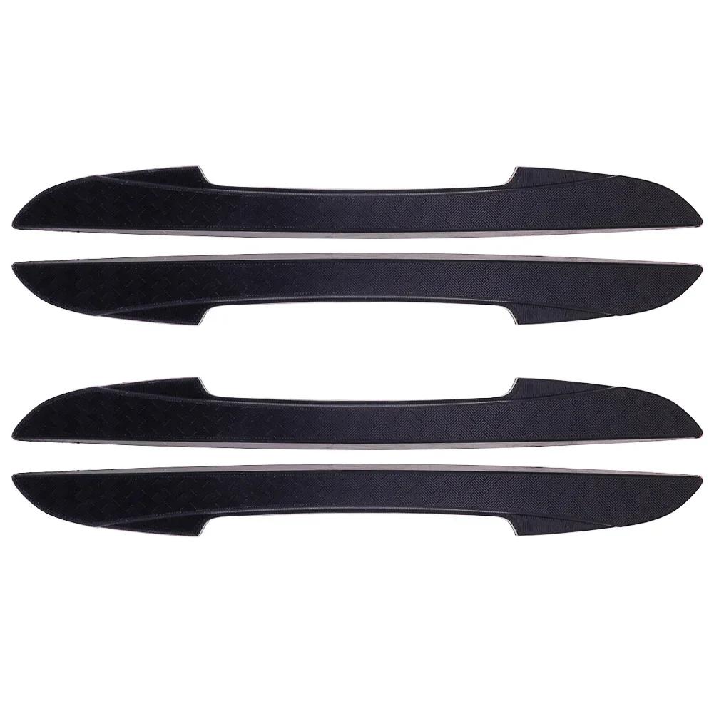 4 шт. защитная наклейка на дверь автомобиля, полоса из углеродного волокна, защита от столкновений, кромка двери автомобиля, устойчивая к царапинам