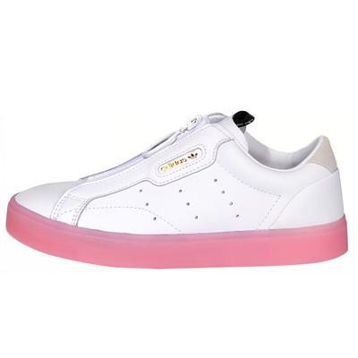 Originals Sleek Z Минималистичные Повседневные Нескользящие Легкие Низкие Кеды для Скейтбординга Женские Кроссовки Белые Розовые EF0776