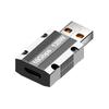 Адаптер USB A на Type C из цинкового сплава, механический стиль, OTG-адаптер, разъем USB 3.0, зарядка телефона