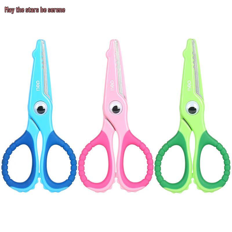 Deli Crocodile Kids' Safety Scissors