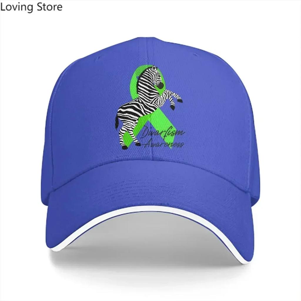 Summer Cap Sun Visor Dwarfism Awareness Ribbon Hip Hop Zebra Animal Peaked Hats