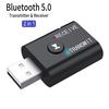 2-в-1 USB Bluetooth аудиопередатчик умный приемник Plug and Play для наушников для ТВ и ПК