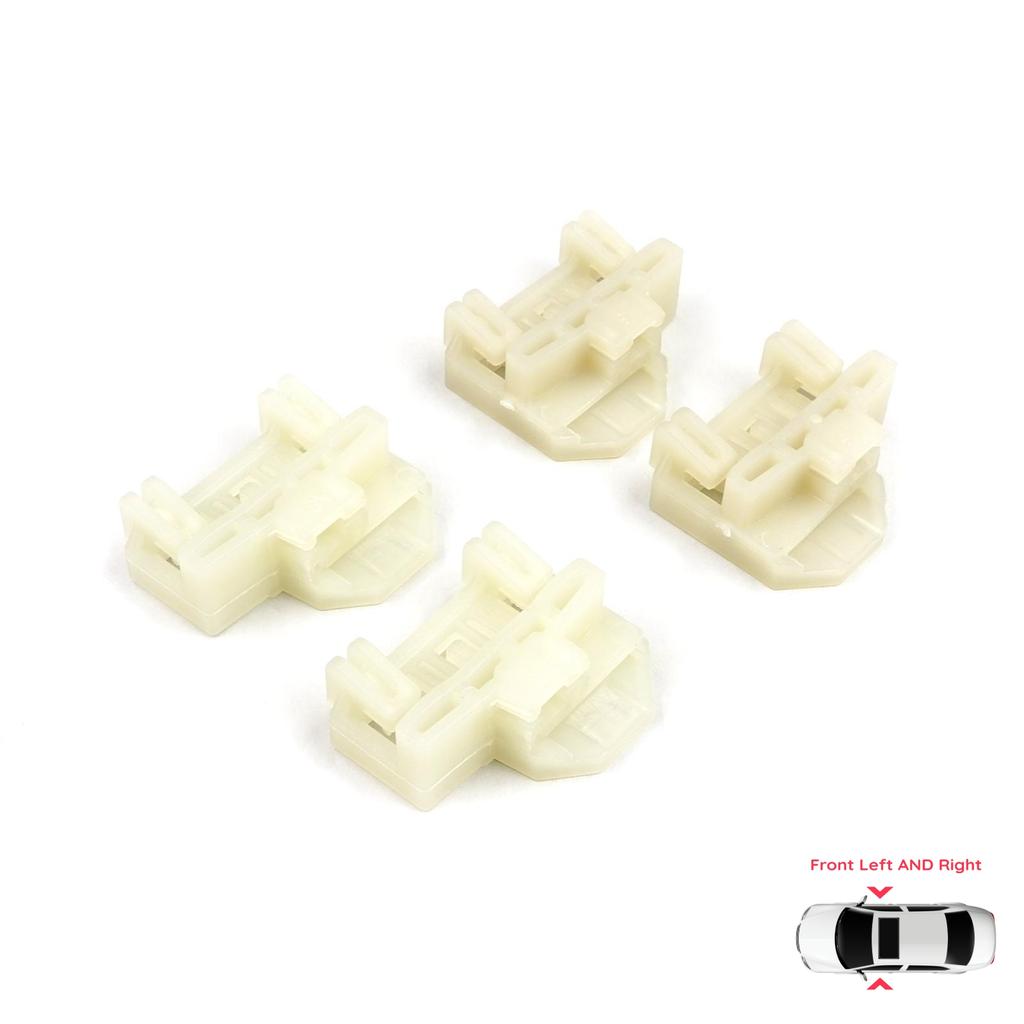 V1EWR46+V1EWR47 Window Regulator Guide Clips Front for Pontiac Grand Am Sunfire Oldsmobile Alero Cutlass Chevrolet Cavalier Malibu