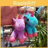 Unicorn Cartoon Creative Plush Keyring Cute Doll Backpack Pendant Children For
