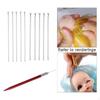 Doll Hair Tool with 1x Rod for DIY Handle Wig Accessories