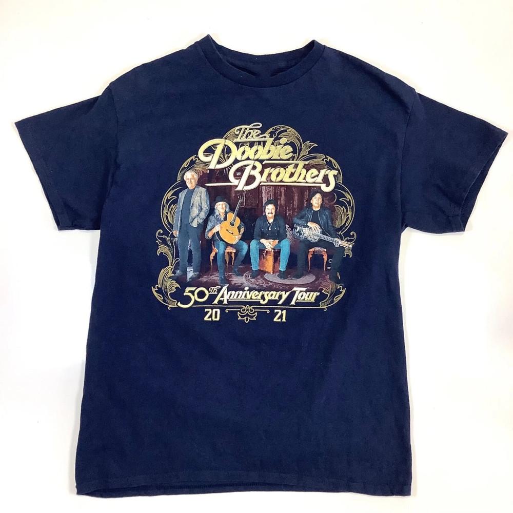Футболка унисекс The Doobie Brothers 50th Anniversary Tour Band 2021 ZL544