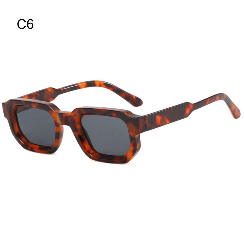 UV400 Protection Square Frame Sunglasses Y2K Eyewear Fashion Punk Sun Glasses for Women & Men