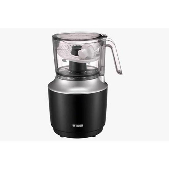 Tiger Food Processor High Power 5 Functions Approximately 40 Noise Reduction Tritan Cup Dishwasher Safe Deep Black