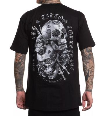 Футболка Sullen Muertos Nera Standard Tatuatore Teschio