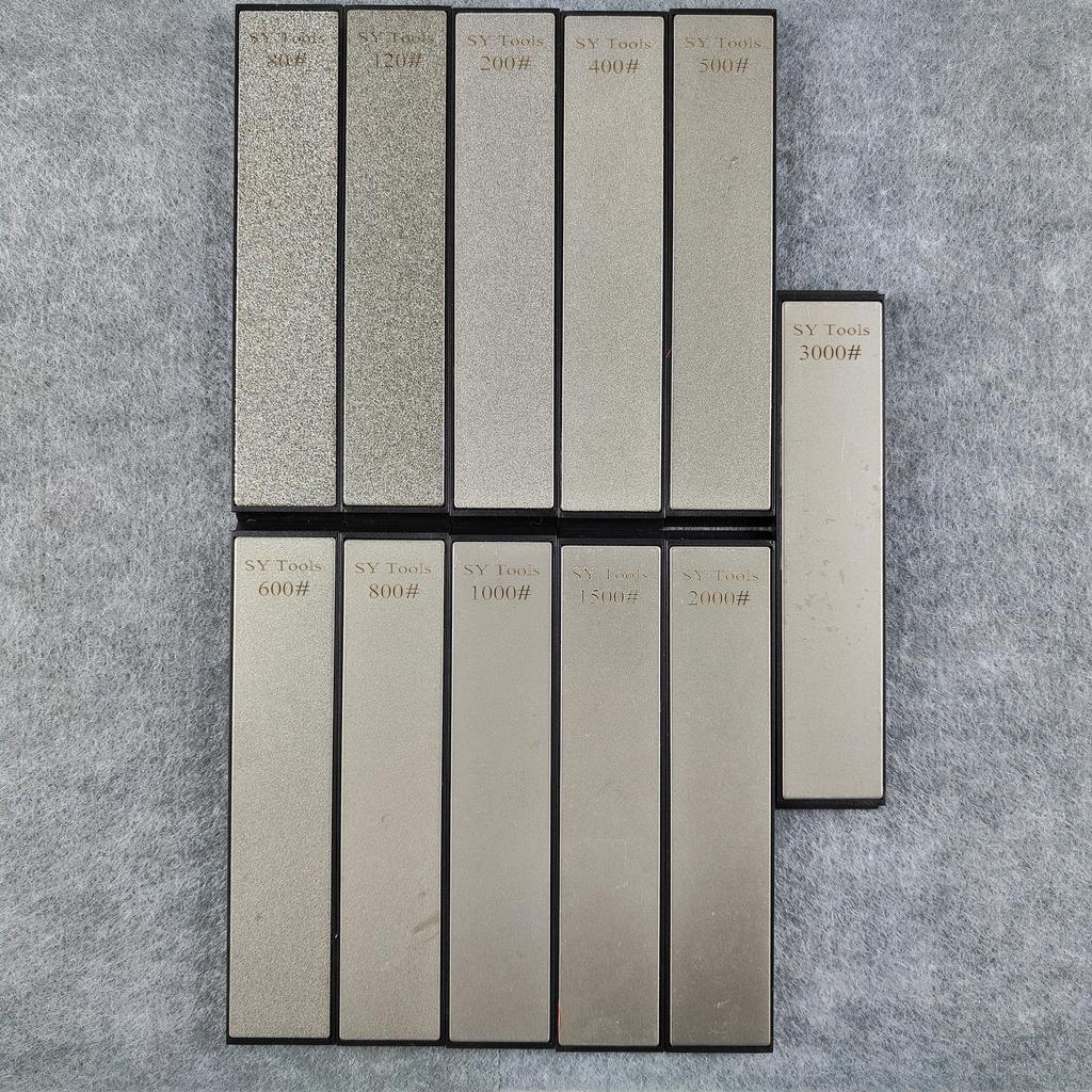 Расширенный алмазный точильный камень, совместимый с точилкой с фиксированным углом заточки для кухонных ножей и садового инвентаря, переносная заточка