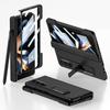 Magnetic Hinge Protection Screen Protector Cover For Samsung Galaxy Z Fold 4 Z Fold 5 Z Fold 3 5G Case with Pen Holder Slot and Stand Bracket