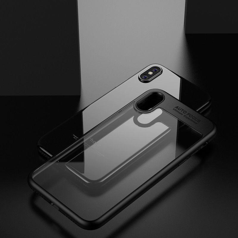 X Для iPhone 8 7 6s Plus 10 Роскошный Ультратонкий Прозрачный Ударопрочный Бампер Чехол