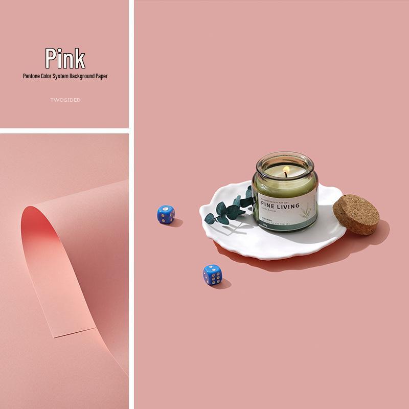 Фотофон из бумаги макаронных цветов - Белый, Синий, Красный, Серый, Зеленый, Розовый, Бежевый - Однотонная картонная основа