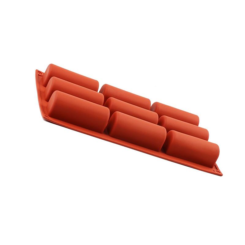 Форма для выпечки 9-ти полый бревенчатый торт 3D-рулонный цилиндр кондитерский десерт шоколадный хлеб протеиновый и энергетический батончик кухонные принадлежности