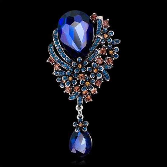 Brooch Pin Hollow Design Alloy Engagement Jewelry Brooch for Women