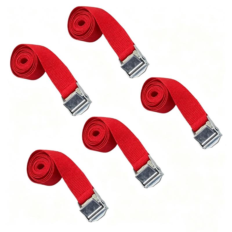 5/10 pcs 1M Buckle Tie-Down Belt Cargo Straps For Car Motorcycle Bike With Metal Buckle Tow Rope Strong Ratchet Belt for Luggage