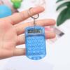 Портативный мини флип-калькулятор, подвеска-брелок, кольцо для ключей, держатель для ключей, подарок