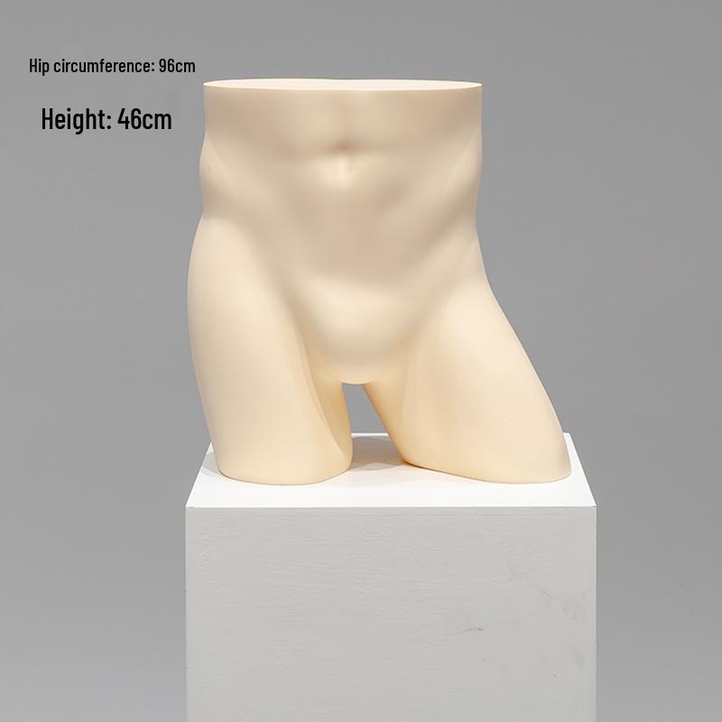 Unisex Half-Body Plastic Mannequin for Underwear Display