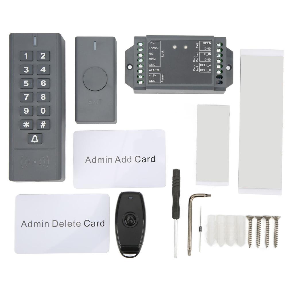 Keypad Access Control System IP66 Waterproof ID Card Wireless Access Controler Smart Lock for Home
