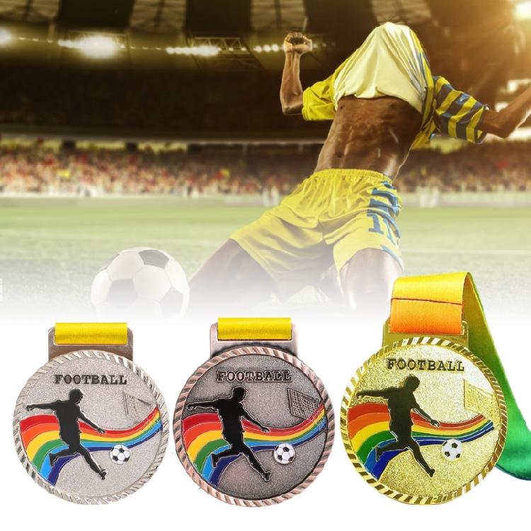 Наградные медали для детей и взрослых Металлические призы Награды Золотые/Серебряные/Бронзовые Футбольные медали для наград Спортивные соревнования