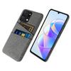 Для Honor X7a 5G противопылевой тканевый текстурный чехол для телефона защитный чехол для мобильного телефона с 2 слотами для карт