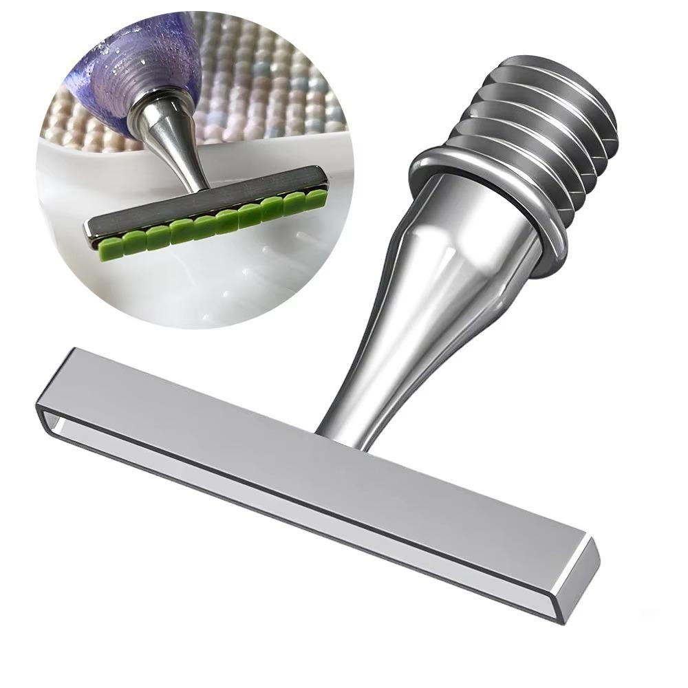 Сменные насадки для ручек, блестящие, для алмазной мозаики, DIY, вышивка, металлические, с резьбой, наконечники для ручек, 3D-печать