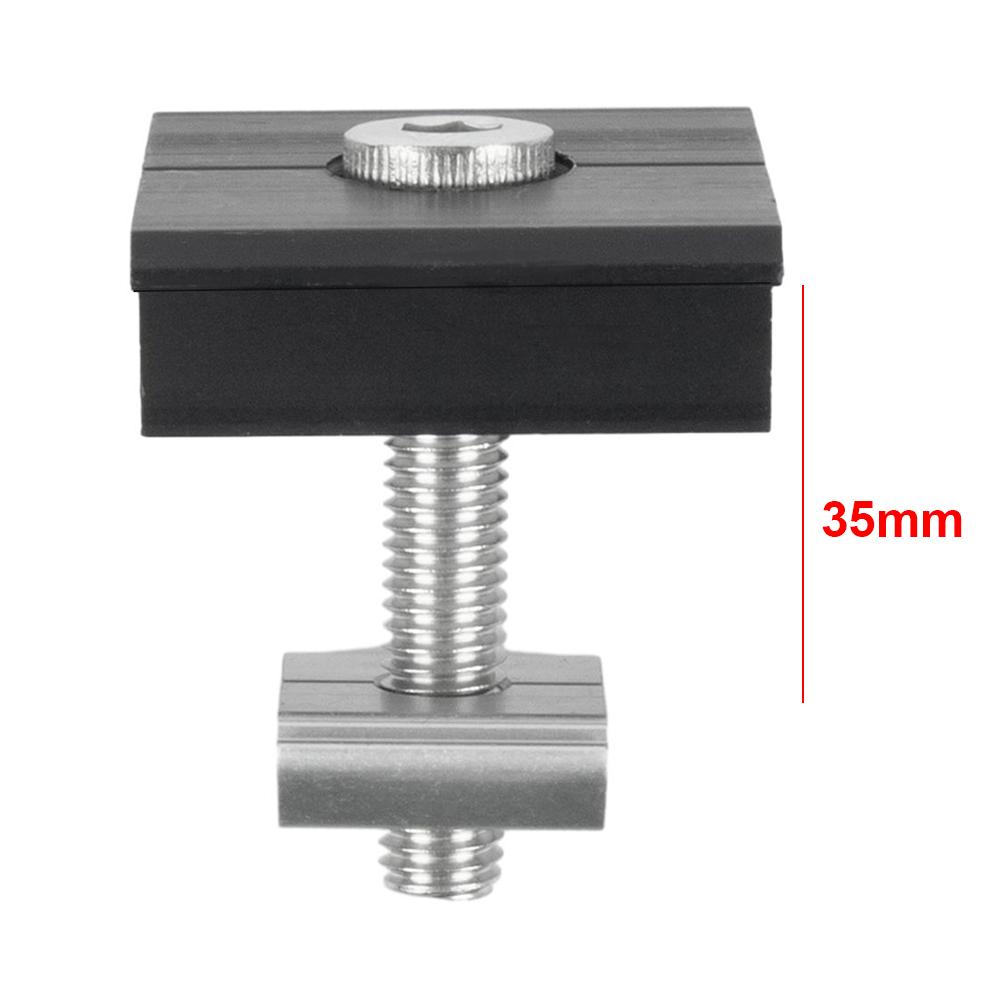 Крепление концевого зажима фотоэлектрической системы Концевой зажим Монтажный кронштейн солнечной панели