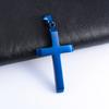 Classic Stainless Steel Cross Pendant Necklace Women Men Charms for Chain Choker Christian Jewelry Making Fiding Accessories