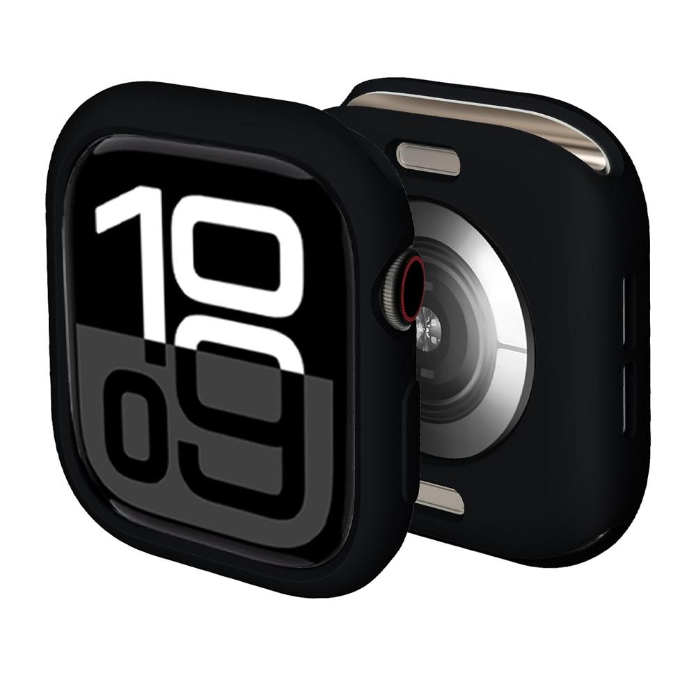 Чехол для Apple Watch 10 11 46 мм 42 мм Аксессуары Ударопрочный Защитный Мягкий Силиконовый Бампер Оболочка Чехол iwatch Серии Защита