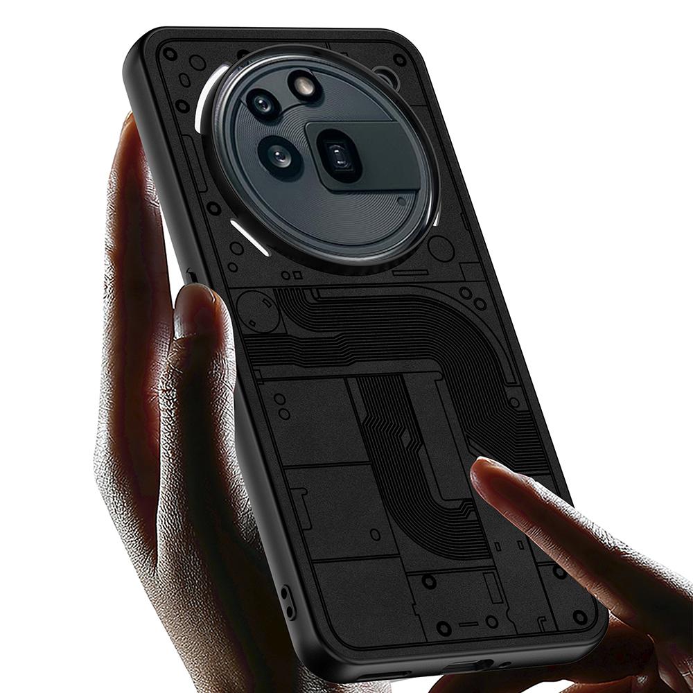 GKK для Nothing Phone (3a) Матовый чехол с покрытием Skin-Touch из ПУ+ТПУ+ПК, противоударный чехол для телефона