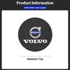 2Pcs Suede Leather Coaster Car Water Cup Anti-slip Pad Mat Auto Interior For Volvo XC60 XC90 V40 V60 S60 V50 V90 S80 C40 V70 C30