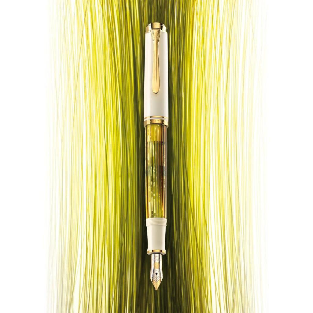 Перьевая ручка Pelikan M Medium White Tortoise Souveraine M400 Обычный импортный продукт