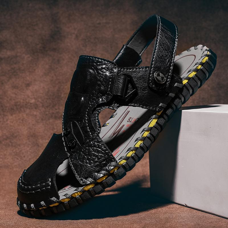 Fashion Summer Hot Selling Men's Beach Casual Shoes Soft Soles Comfortable Handmade Soles Sandals High-quality Camping Shoes for Men's