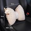New Cute Cartoon Cloud Universal Car Neck Pillow Four Seasons Soft Puff Auto Seat Headrest Waist Support Car Accessories Decro