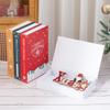 Christmas-Themed Magnetic Storage Box & Fake Book: Decorative Piece for Bookshelf, Desktop & Cross-Border Book Wall Display