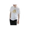 Adidas Breathable Comfortable Printed Casual Sports Short Sleeve T-Shirt Men Tops White ADICTB