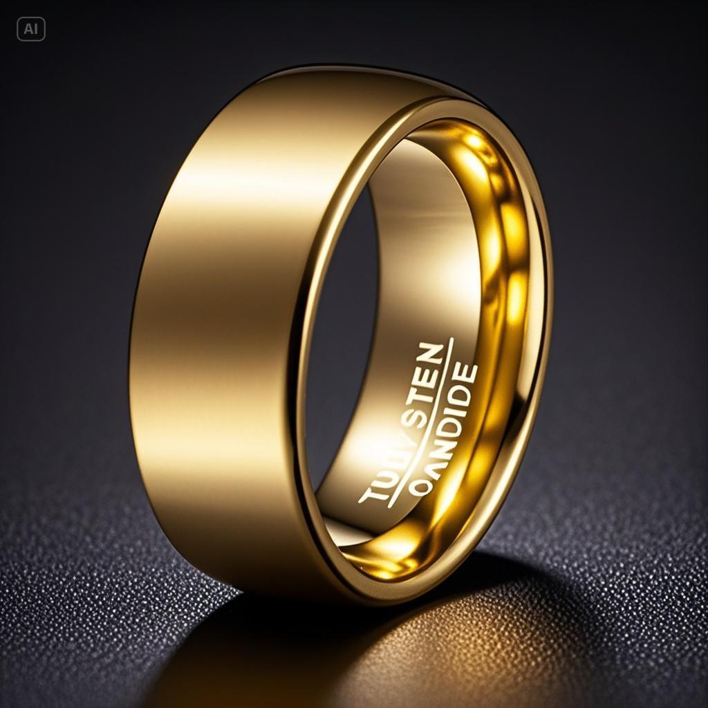 Кольцо из нержавеющей стали класса люкс для женщин - Не тускнеющее, французский дизайн с титановым покрытием.