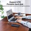 Кабель USB 3.0 - Micro B для жесткого диска, скорость передачи данных 5 Гбит/с, кабель для быстрой зарядки для Samsung Toshiba WD Seagate HDD SSD, кабель Micro B