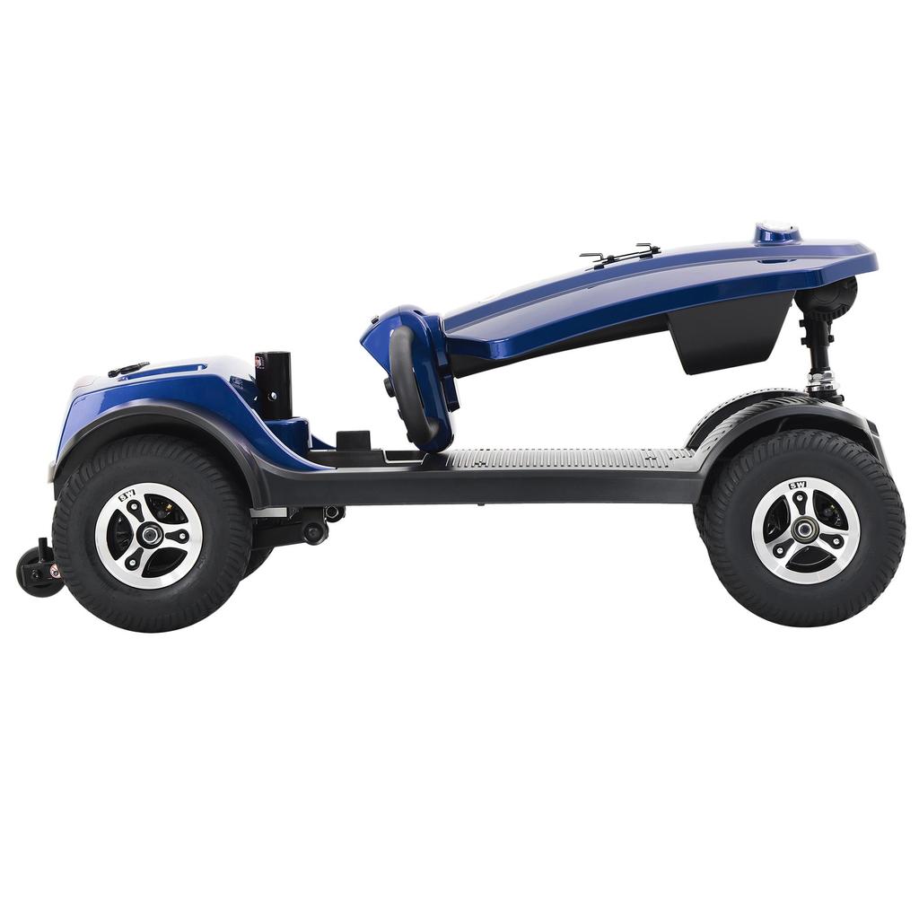 Sweetrich MAX PLUS Blue/Red Steel Frame, 300W Motor, 20Ah Battery, Max Speed 6 km/h, Four-Wheel Urban Commuter Scooter
