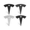 ELSUM1 1pc ABS Car Badge Steering Wheel Decoration Sticker For Tesla Model Y 3 S X Roadster Bonina Coil Mod WYE Auto Valve Accessories