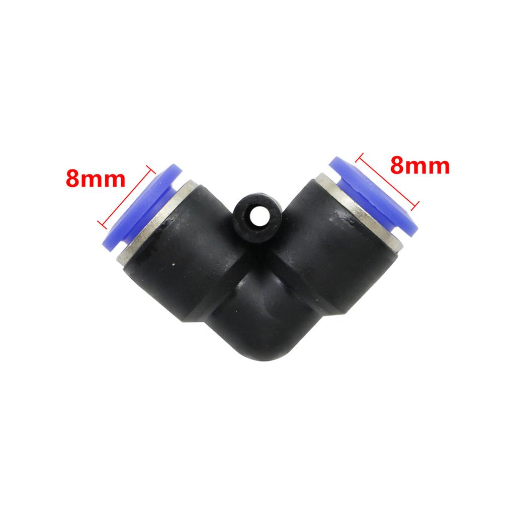 Угловой быстроразъемный соединитель с наружным диаметром 4/6/8/10/12/14/16 мм, пневматическое соединение для домашней кухни, разделитель воды