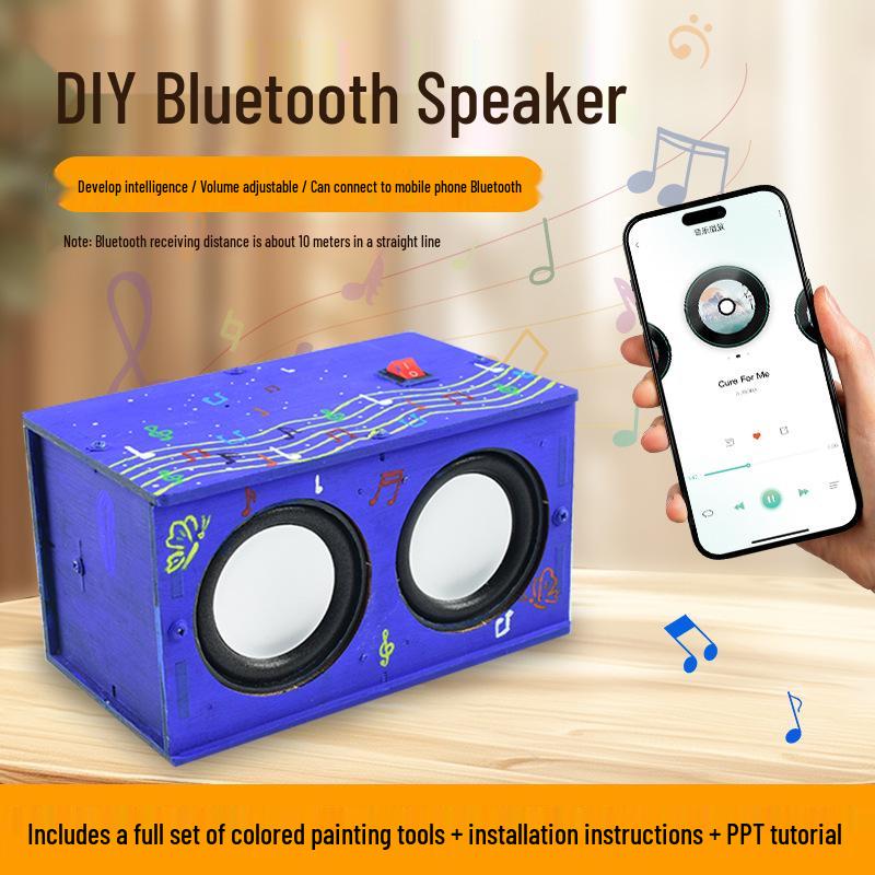 Детский День DIY Bluetooth-динамик Научный набор