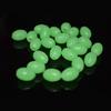 1000pcs Big Pack Glow Fishing Beads Oval Shape Green Luminous Fishing Rig Egg Shape Terminal Tackle 3x4mm 4x6mm 5x8mm