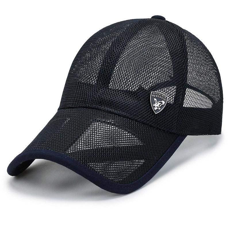 Mens Sun Shield Baseball Cap With Breathable Polyester Material For Outdoor Activities