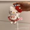 Cute Wishing Star King Cartoon Plush Doll Backpack Pendant Keychain Toy Soft Stuffed Animal Bag Charm Gift For Kids